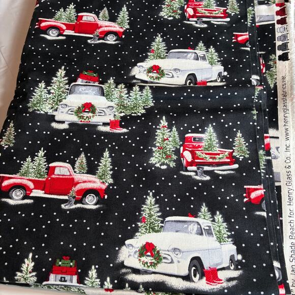 Quilt Fabric Christmas Lot Henry Glass and Windham 3 pieces 7+ yards Vintage - Picture 4 of 7